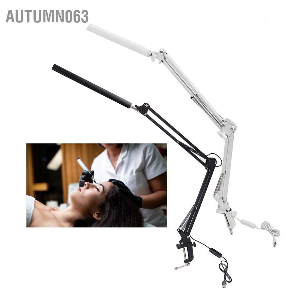 Hàng giao ngay Đèn cánh tay LED Có thể điều chỉnh Chăm sóc mắt Học sinh đọc Bàn có kẹp cho học tập / văn phòng / hình xăm
