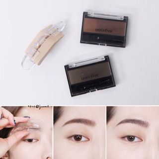 Bột tán lông mày INNISFREE TWO TONE EYEBROW KIT
