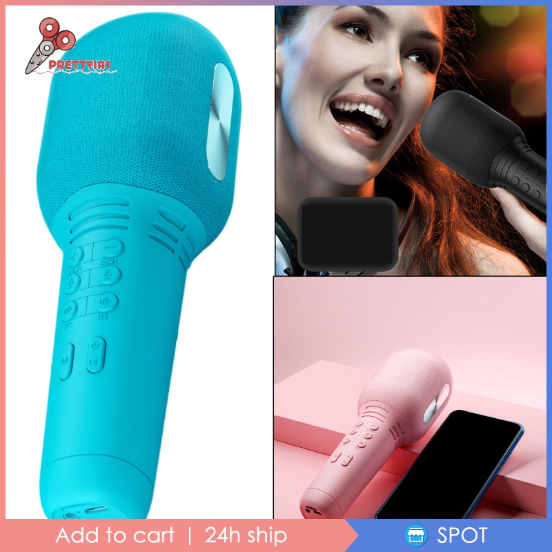 Micro Cầm Tay Không Dây Bluetooth 5.0 Prettyia1