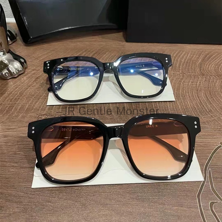 Mắt Kính Gọng Vuông Màu Đen Acetate New UNA.C N Is a Acetate Chính Hãng 2022