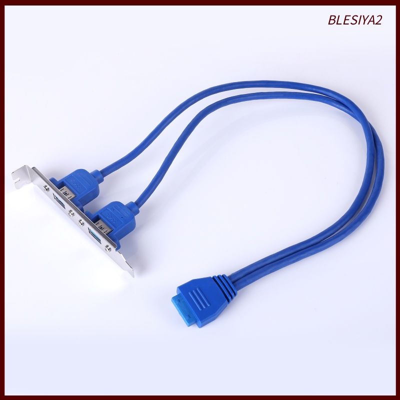 Cáp ChuyểN ĐổI 2 CổNg USB 3.0 Sang ĐầU CắM 20pin Besiya2