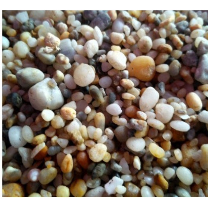 Sỏi 3 Màu, sỏi núi lửa,sỏi trắng,gốm đỏ dải nền.