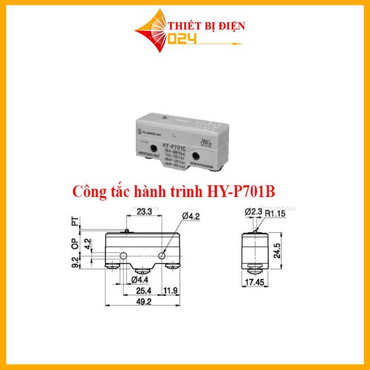 HanYoung Công tắc hành trình HY-P701B 10A
