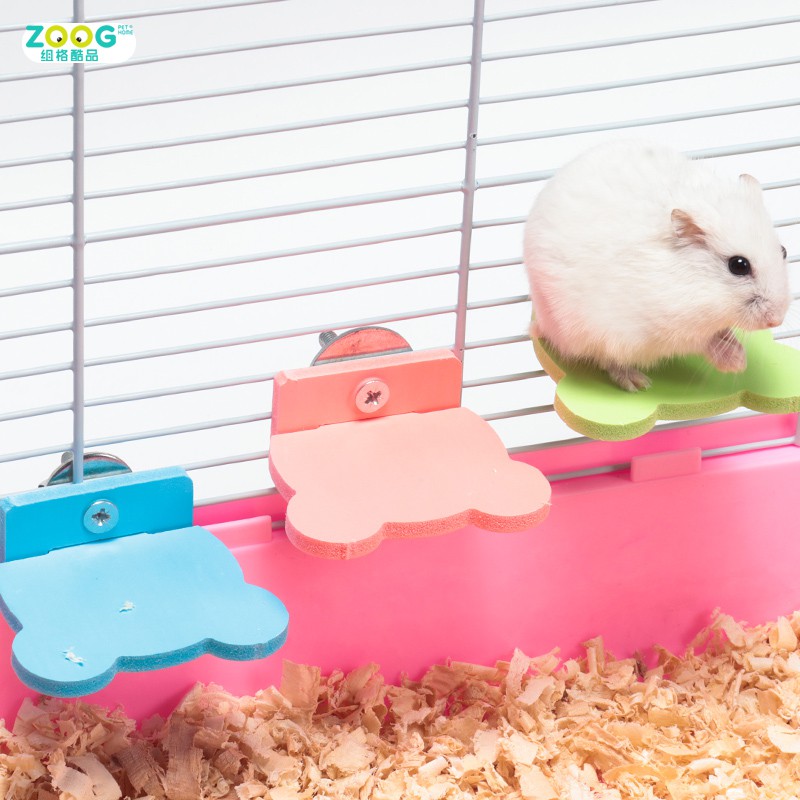 Bậc gắn lồng Hamster (kèm ốc)