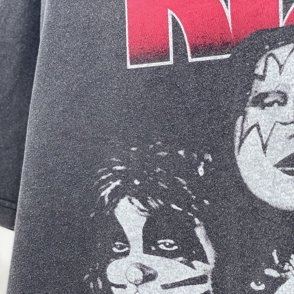 ⚡️ - Áo Tee Kiss Band Tour 90s Vintage T-Shirt, Áo thun vintage wash tee