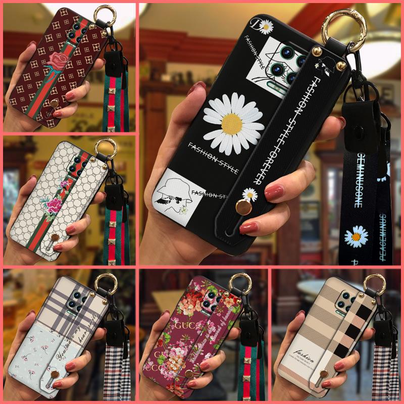 Ốp điện thoại chống sốc chống bụi có dây đeo cổ tay nhiều họa tiết cho Vsmart Aris / Aris Pro