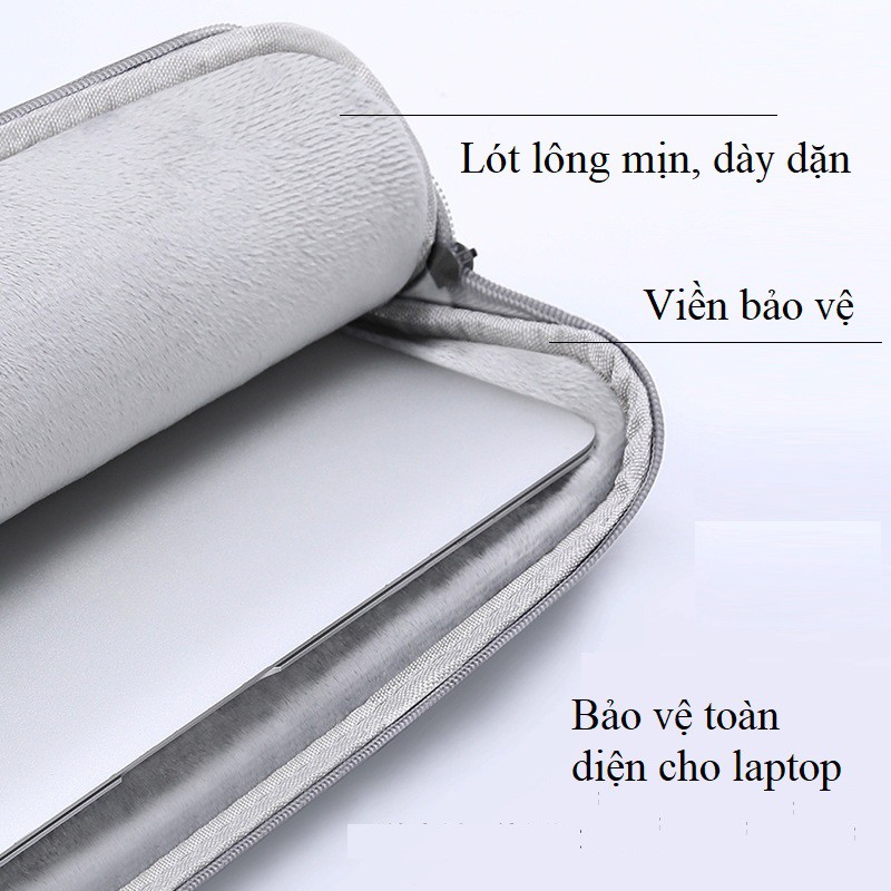 Túi Chống Sốc Laptop Macbook Ultrabook BUBM Cao Cấp 11 Inch, 12 Inch, 13.3 Inch, 14 Inch, 15 Inch, 15.6 Inch, 16 Inch.