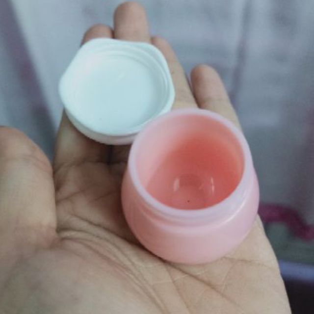 Lọ nhựa cute hồng 10gr