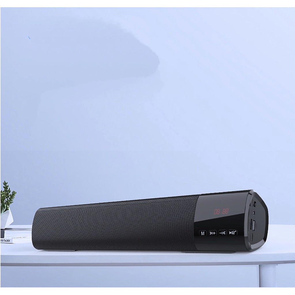 Loa Soundbar Bluetooth 5.0 1200mAh DSPBlack - Home and Garden