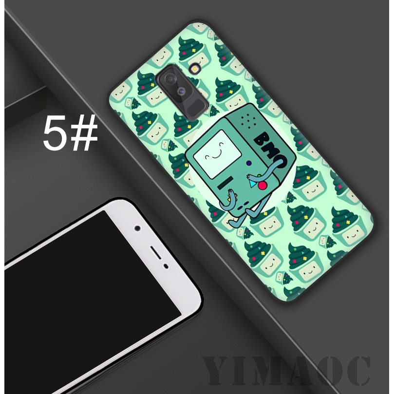 Ốp điện thoại in hình phim Adventure Time thời trang cho Samsung Galaxy S9 S8 Plus S7 S6 Note 8 9