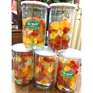 Kẹo dẻo trái cây, kẹo dẻo 500g, loại 1, thơm ngon, ăn vặt hà nội