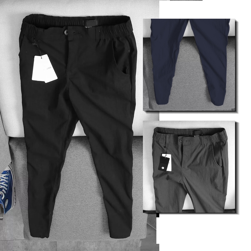 Quần đũi nam form slimfit,  quần dài nam chất đũi xước mềm mịn thoải mái QN05