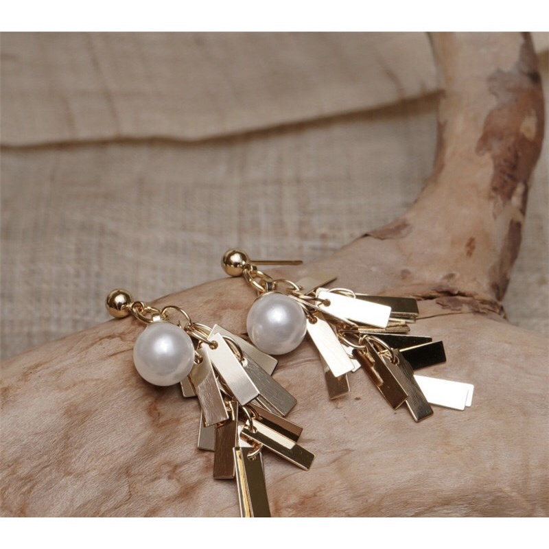 Bông Tai Nữ Cao Cấp ERA SHOP 078495 - Thanh Tua Rua Châu Độc Đáo, Sang Trọng, Phù Hợp Đi Tiệc, Đi Chơi, Siêu Rẻ Đẹp