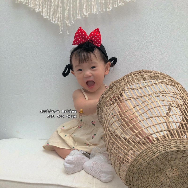 Băng đô tóc giả mềm cho bé Suchin PKID0001