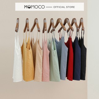 Áo Hai Dây Nữ MOMOCO ESSENTIALS Basic Camisole Chất Đũi Xước Mềm Mại - M2778
