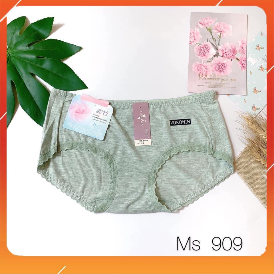 Quần lót nữ cotton đũi cao cấp kháng khuẩn mềm mại thấm hút mồ hôi viền ren Q2159