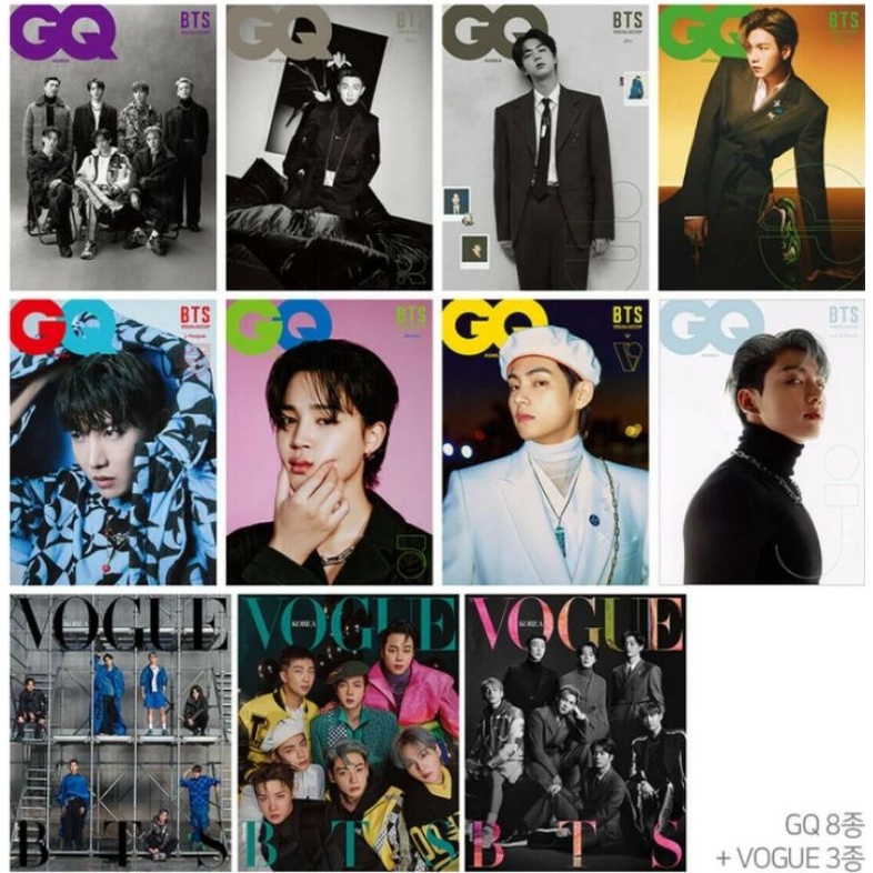 BTS X GQ | VOUGUE KOREA | HÀNG CÓ SẴN FULL SET BTS GQ