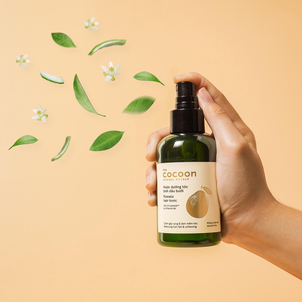 Combo tóc dài bóng mượt Cocoon: 1 Nước dưỡng tóc tinh dầu bưởi Cocoon 140ml + 1 Sa-chi Serum phục hồi tóc Cocoon 70ml