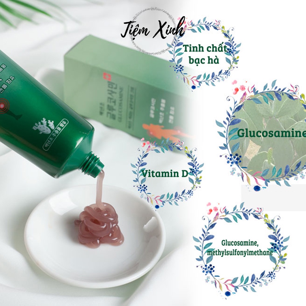Dầu xoa bóp Hàn Quốc 150ml dầu lạnh Glucosamine giảm đau nhức không gây nóng rát