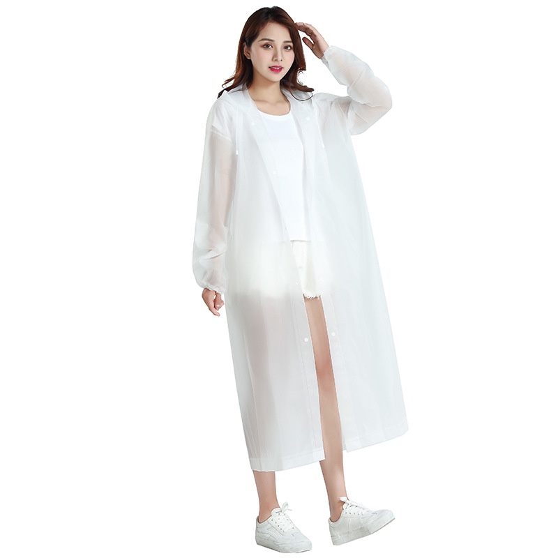 Áo mưa dày dặn có dây rút thời trang dành cho người lớn