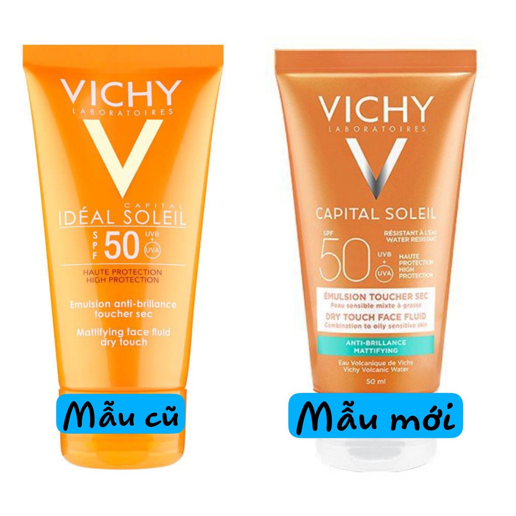 Kem Chống Nắng Vichy Thoáng Nhẹ Không Bóng Dầu - Hàng Chính Hãng Tem Bill Đầy Đủ , Phù Hợp Cho Mọi Loại Da