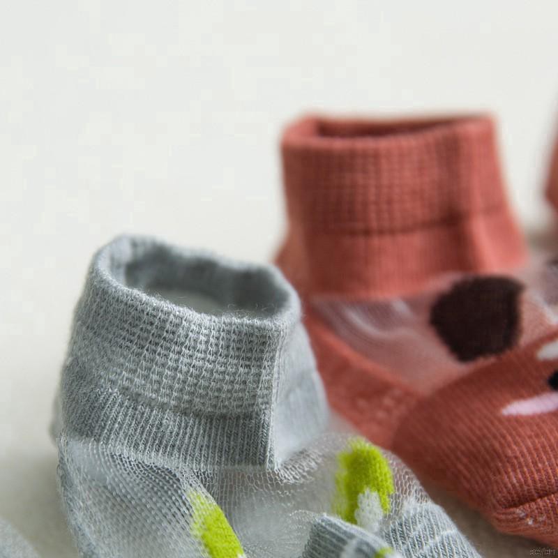 Set 5 cặp vớ vải cotton hoạt hình xinh xắn dễ thương cho bé