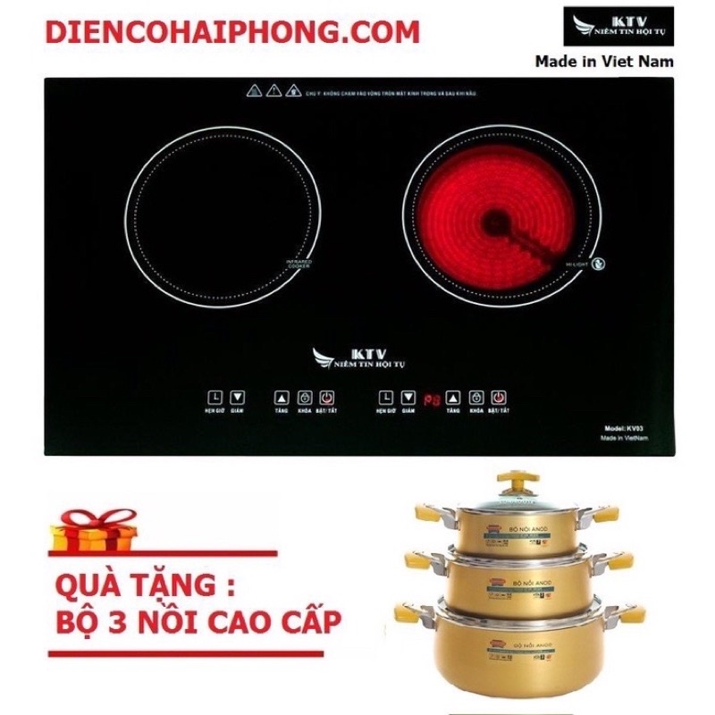 Bếp điện từ hồng ngoại KTV 03