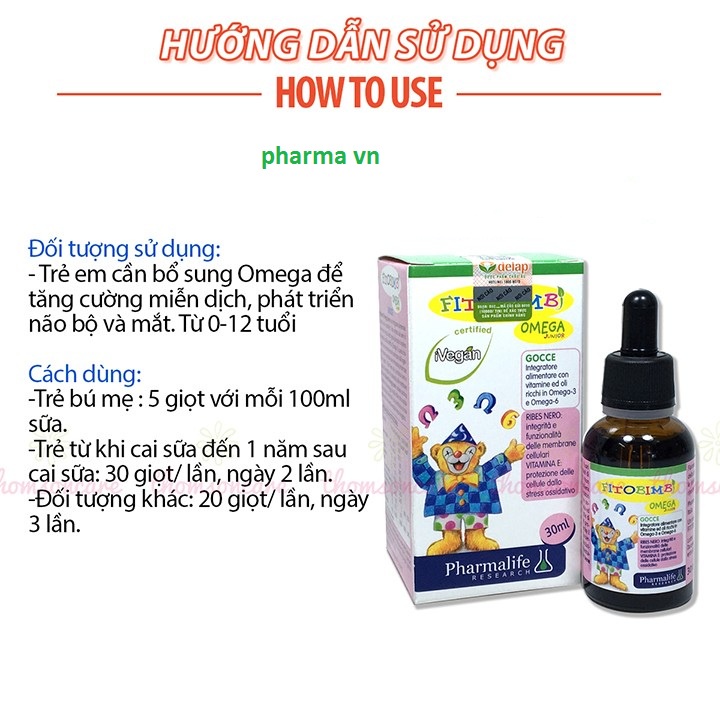 Bổ sung Omega - Omega Junior Gocce - phát triển não bộ cho trẻ - Nhập khẩu chính hãng từ Ý lọ 30ml