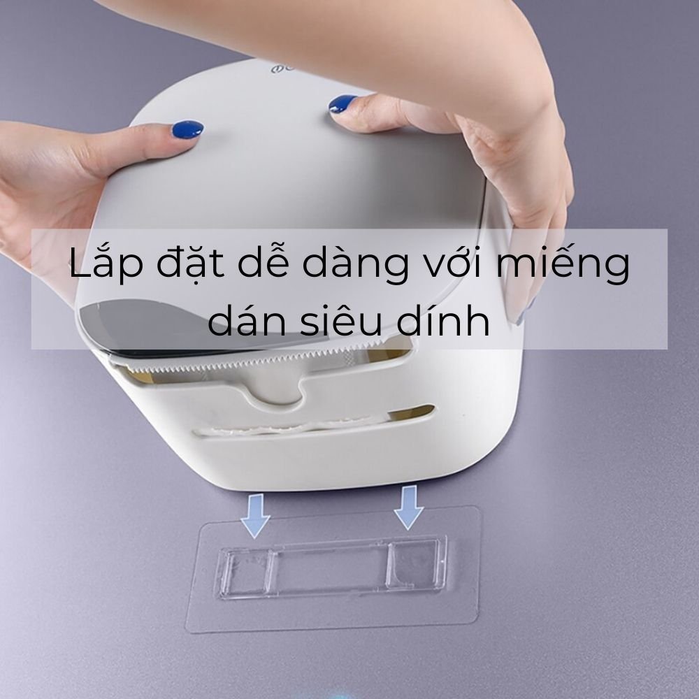 Hộp Đựng Giấy Vệ Sinh OENON Cao Cấp Dán Tường Treo Nhà Tắm, Kệ Để Đồ Nhà Tắm Chống Nước 2 Ngăn Tiện Lợi