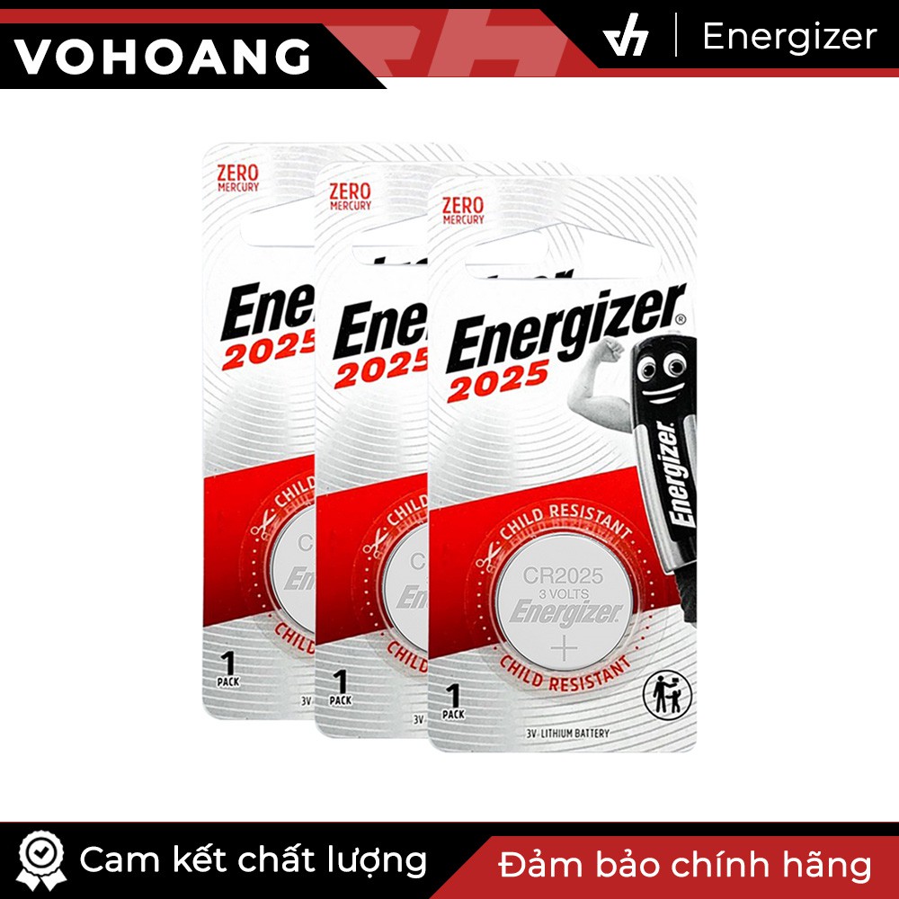 Combo 3 Pin Energizer 2025 3V (Bạc)