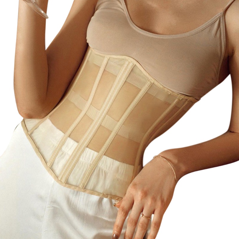 Áo corset định hình eo phối ren xuyên thấu gợi cảm cho nữ | WebRaoVat - webraovat.net.vn