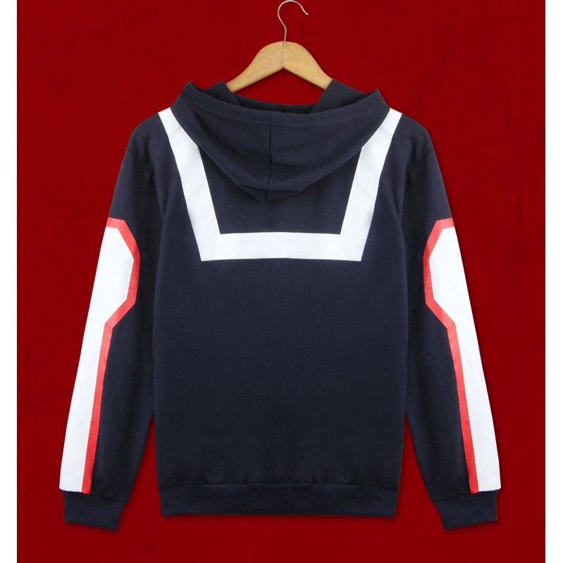 Áo khoác hoodie tay dài phối khoá kéo cho nam và nữ My Hero Academia | BigBuy360 - bigbuy360.vn