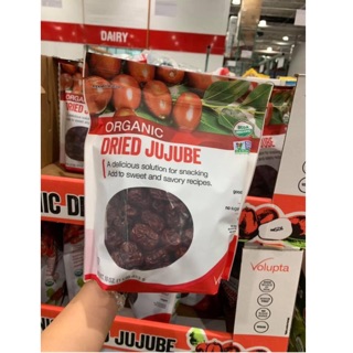 [Date 5/2020]-Táo đỏ sấy khô Organic Dried JuJuBe của Mỹ 453g
