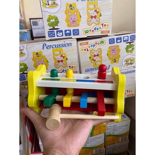 Đồ chơi đập chuột thỏ gỗ