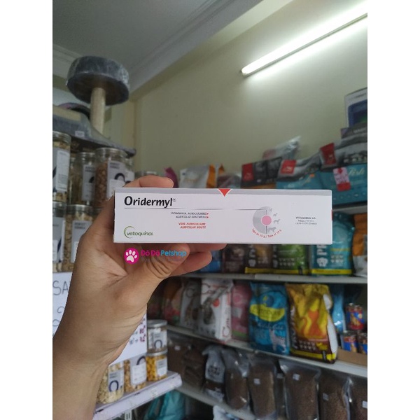 Oridermyl chữa Viêm tai, rận tai, cho chó mèo
