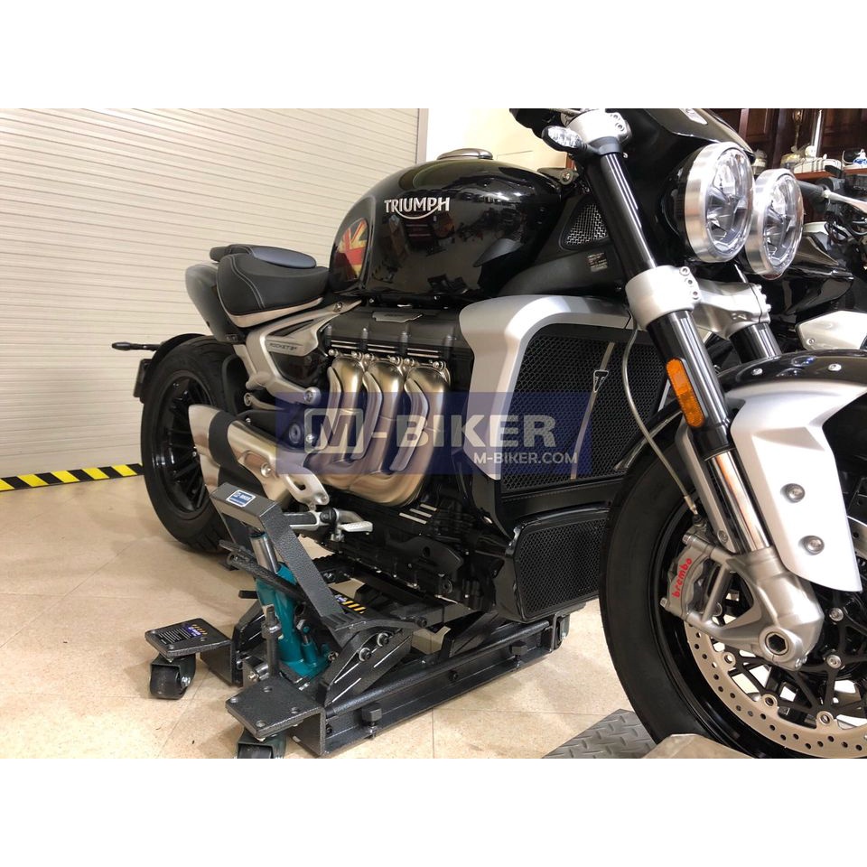 Ben nâng xe moto thủy lực di chuyển cho xe Harley davidson, Triumph, Cruiser, classic, Mbiker MB184 - Hàng Chính Hãng