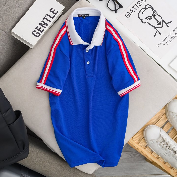 Áo Thun Nam Đẹp Cao Cấp Mát Dễ Chịu-Áo thun trơn vải cá sấu cotton cao cấp ngắn tay cực sang trọng | BigBuy360 - bigbuy360.vn