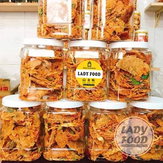 <Ngon-FreeShip>Combo 3 hủ cơm cháy lắc khô gà 1Kg