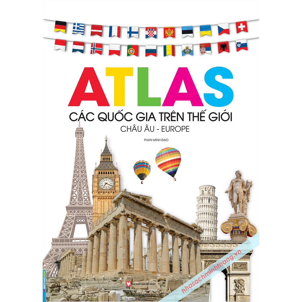 Sách - Atlas các quốc gia trên thế giới Châu Âu