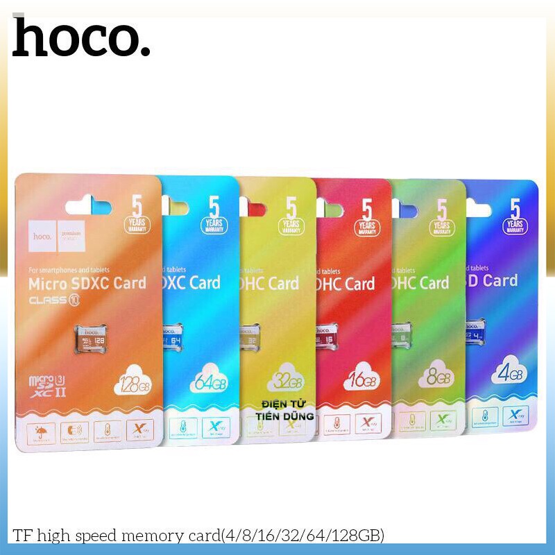 Thẻ nhớ hoco 4g 8g 16g 32g 64g hàng chạy được cho các camera | WebRaoVat - webraovat.net.vn