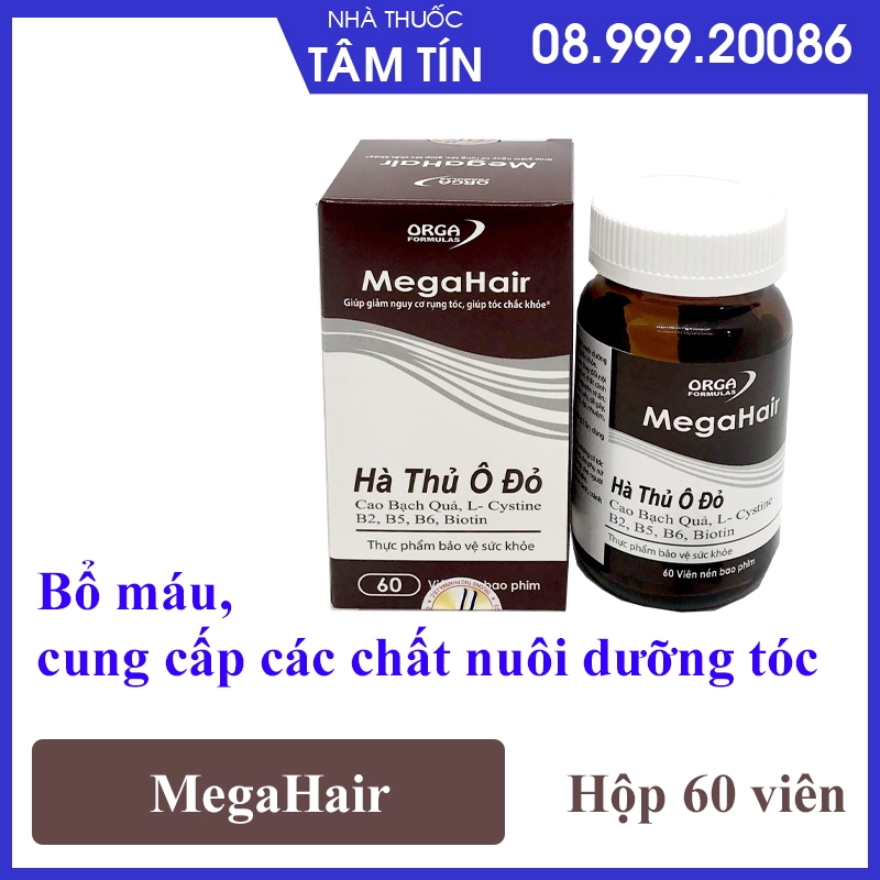 MegaHair -Thực phẩm bảo vệ sức khỏe ( Kích thích mọc tóc, chống rụng tóc )