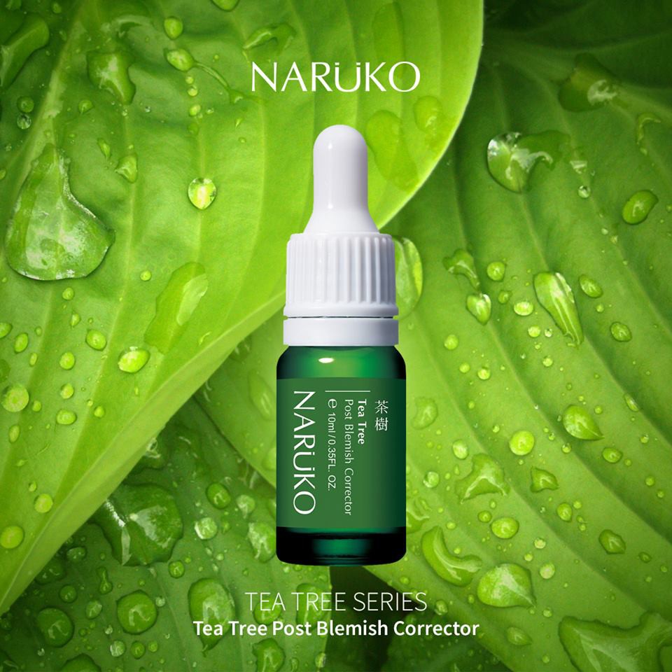 Tinh Chất Tràm Trà Naruko Hỗ Trợ Giảm Sẹo, Thâm Rỗ Sau Mụn 10ml Tea Tree Post Blemish Corrector