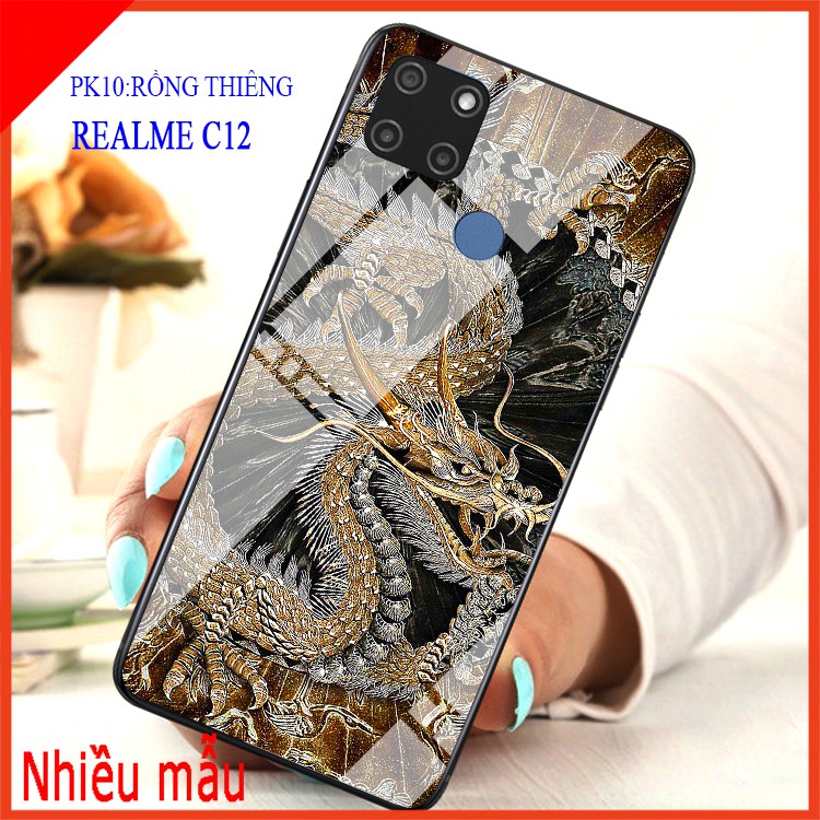 Ốp lưng kính 3D REALME C12  Hình ảnh sắc nét , sang trọng, không mờ ,không phai theo thời gian, kèm video thực sản phẩm