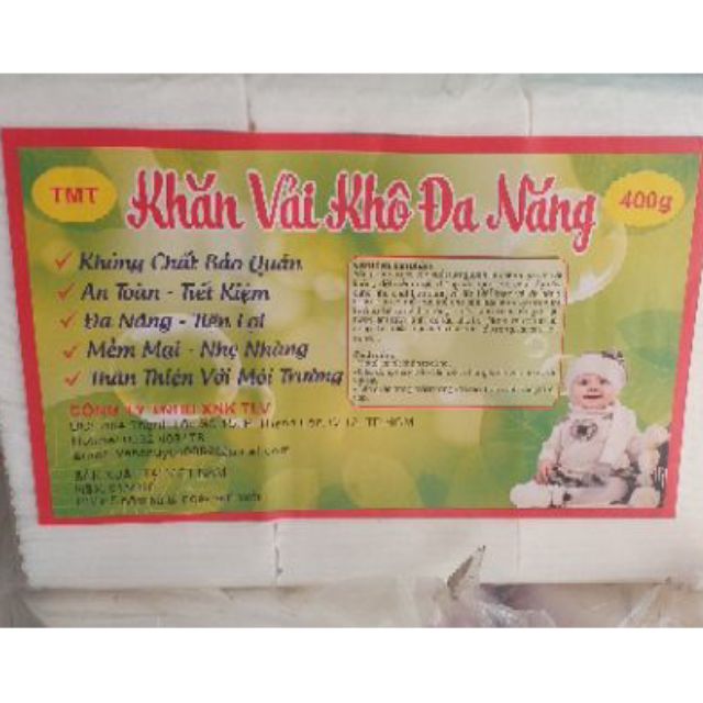 Khăn vải đa năng cao cấp 400g