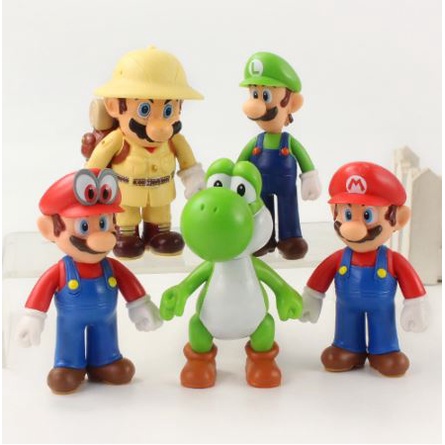 Mô hình nhân vật trong Supper Mario 8 cm