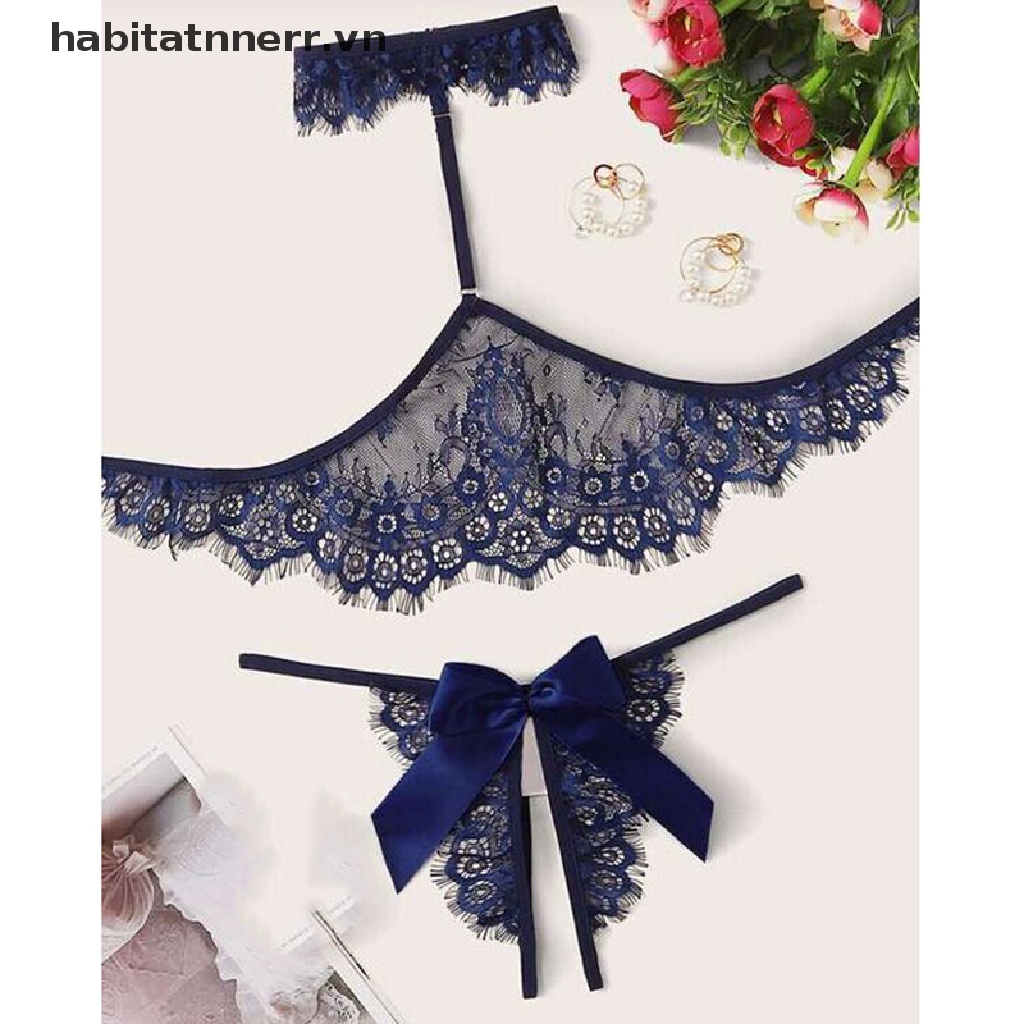 Set Đồ LóT Ren Hoa PhốI Nơ GợI CảM Cho Nữ