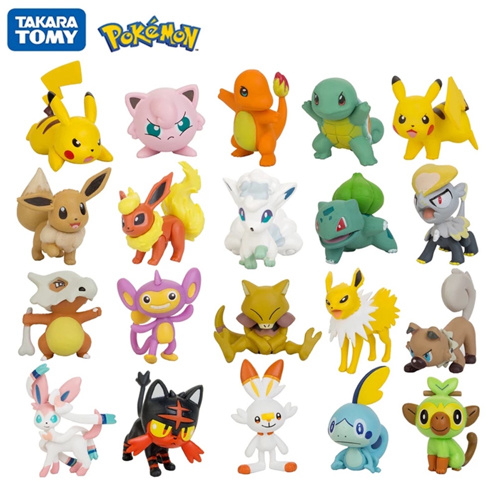 Mô hình đồ chơi nhân vật hoạt hình Pokemon quyến rũ 3-9cm