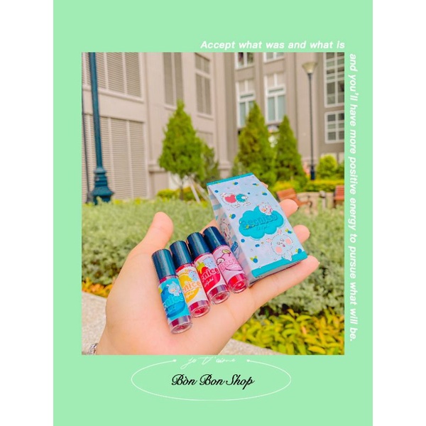 [ MỸ PHẨM ]💯SET SON TINT BERNICE: 1SET/ 4MAU/ 4CAY ✅ MUA 2 SET/TẶNG 1 GƯƠNG MINI | BigBuy360 - bigbuy360.vn