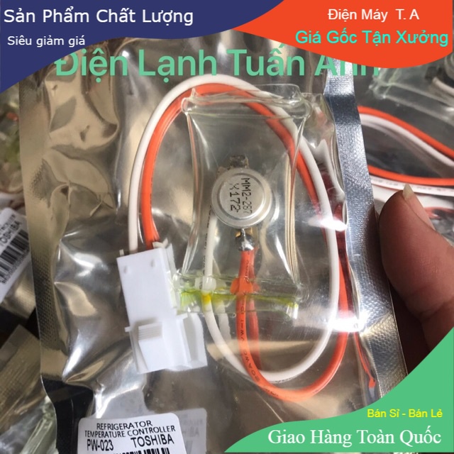 Combo 5 Cái Cảm Biến Âm Tủ Lạnh Toshiba Chính Hãng / Sò Lạnh Toshiba Chính Hãng/ Rơ le Xả Đá,Rơ le Nhiệt