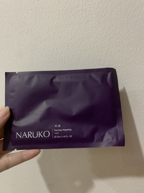 Mặt nạ Naruko bản Đài Loan miếng lẻ, Freeship ,taiwan mask tràm trà ý dĩ hoa hồng dưỡng da chính hãng 25ml/m